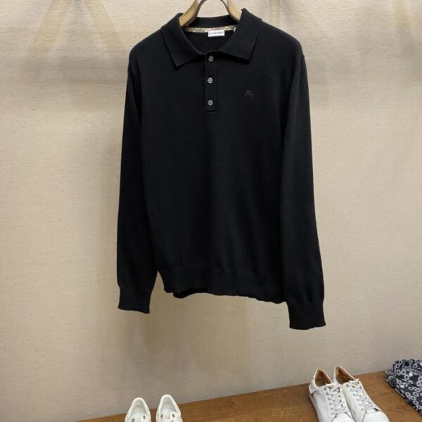 designer,replica,clothing,fake,1:1,lv,luxury,high quality Burberry Embroidered Polo Neck Sweater (QW5PB)