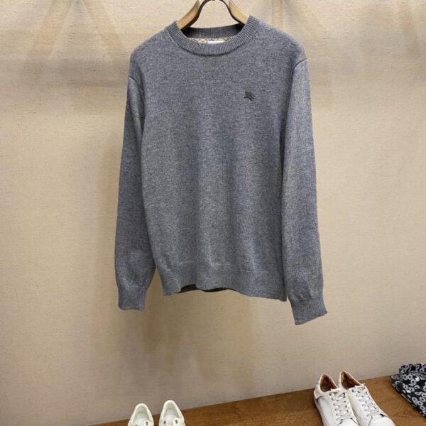 designer,replica,clothing,fake,1:1,lv,luxury,high quality Burberry embroidered crew neck sweater (T2FF0)