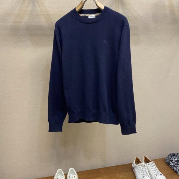 designer,replica,clothing,fake,1:1,lv,luxury,high quality Burberry embroidered crew neck sweater (XOI8A)