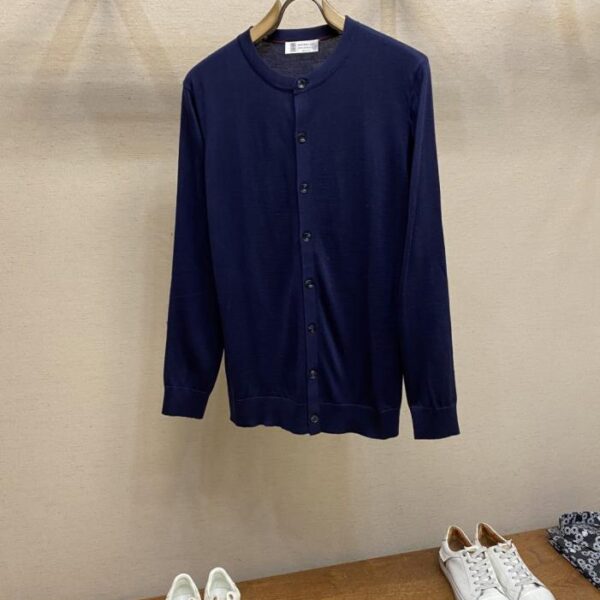 designer,replica,clothing,fake,1:1,lv,luxury,high quality BC High-precision Knitted Detail Long Sleeve Cardigan (3OFAF)
