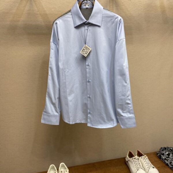 designer,replica,clothing,fake,1:1,lv,luxury,high quality Loewe cotton and knit patchwork shirt (TP7S9)