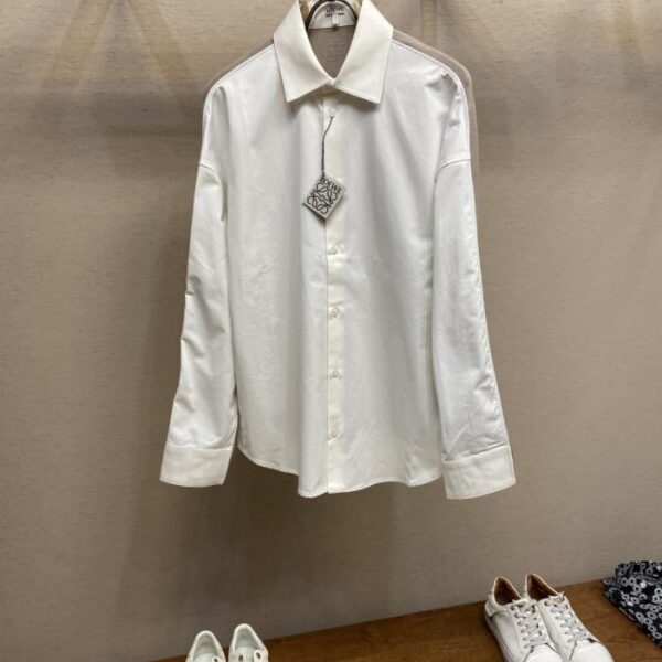 designer,replica,clothing,fake,1:1,lv,luxury,high quality Loewe cotton and knit patchwork shirt (YMH26)