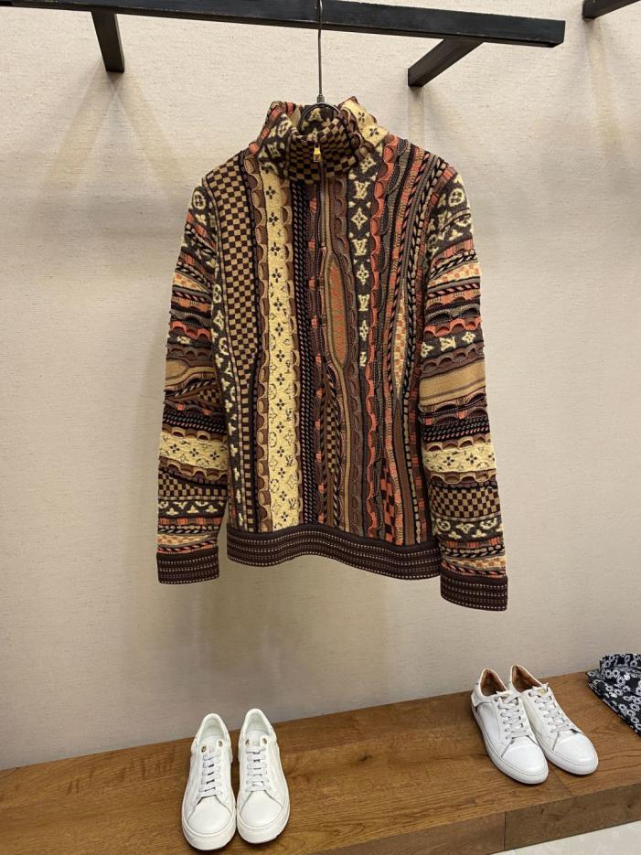 designer,replica,clothing,fake,1:1,lv,luxury,high quality LV Nigo Monogram Jacquard Half-Zip Stand-Up Collar Sweater (NVM38) designer,replica,clothing,fake,1:1,lv,luxury,high quality LV Nigo Monogram Jacquard Half-Zip Stand-Up Collar Sweater (NVM38)