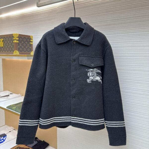 designer,replica,clothing,fake,1:1,lv,luxury,high quality BURBERRY Warhorse Yarn-dyed Double-faced Nylon Jacket (T4H6E)
