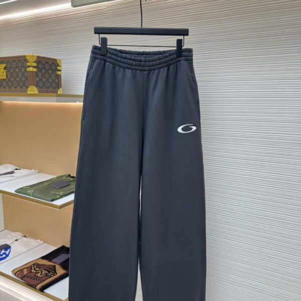 designer,replica,clothing,fake,1:1,lv,luxury,high quality Balenciaga Suede Embroidered Washed Pants (EQHHJ)