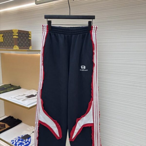 designer,replica,clothing,fake,1:1,lv,luxury,high quality Balenciaga colorblock sports pants (Z3)