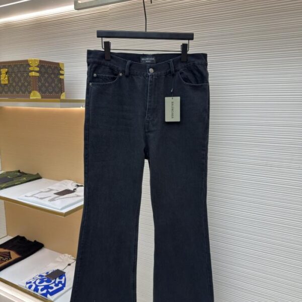 designer,replica,clothing,fake,1:1,lv,luxury,high quality Balenciaga solid loose flared jeans (UMEA6)