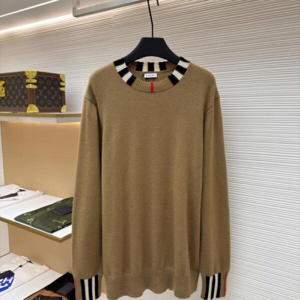 designer,replica,clothing,fake,1:1,lv,luxury,high quality Burberry Check Wool Sweater (LAAFO)