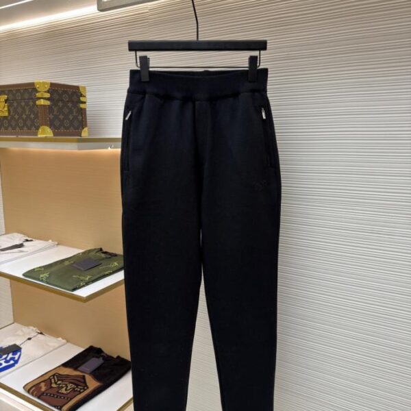 designer,replica,clothing,fake,1:1,lv,luxury,high quality Dior monogram reversible wool and cashmere cropped trousers (MI0LS)