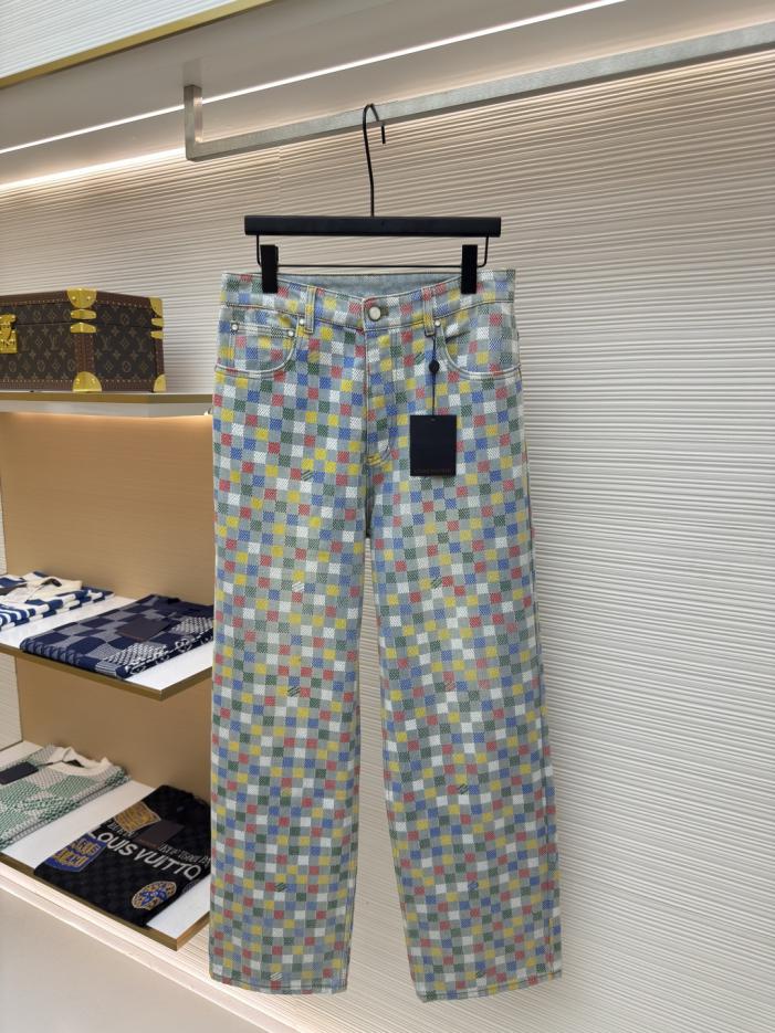 designer,replica,clothing,fake,1:1,lv,luxury,high quality LOUIS VUITTON Colorful Plaid Jeans (YSERQ) designer,replica,clothing,fake,1:1,lv,luxury,high quality LOUIS VUITTON Colorful Plaid Jeans (YSERQ)