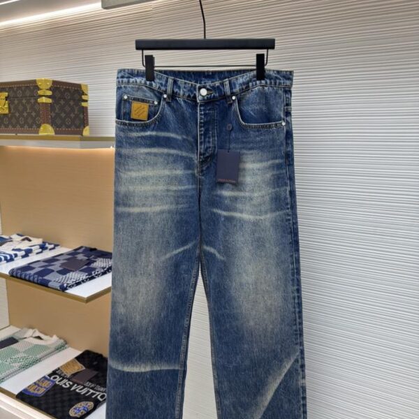 designer,replica,clothing,fake,1:1,lv,luxury,high quality LOUIS VUITTON Sun-faded jeans (S4HNC)
