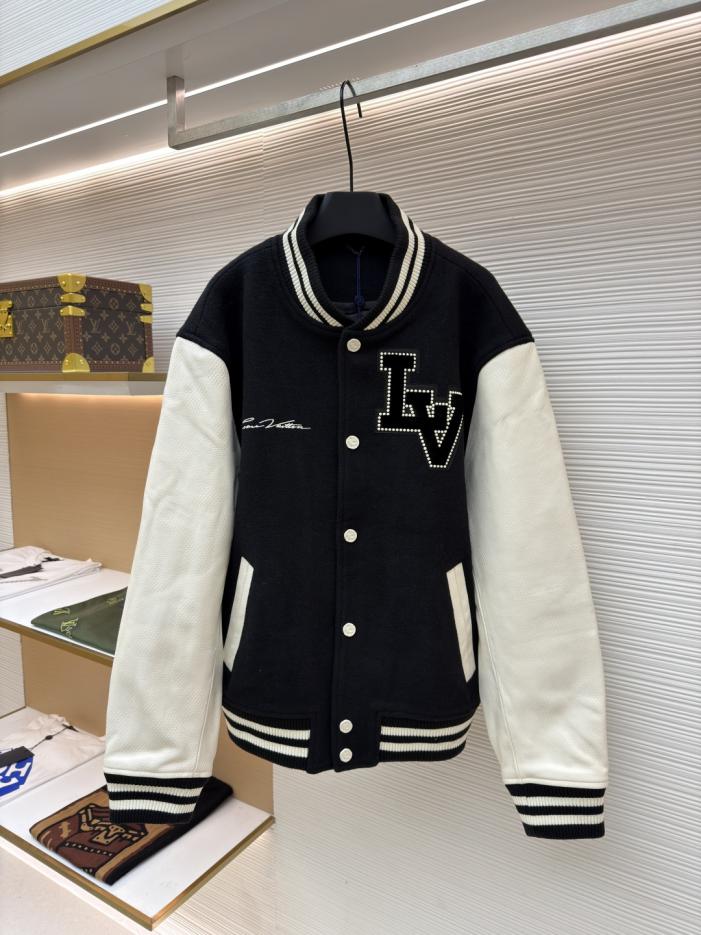 designer,replica,clothing,fake,1:1,lv,luxury,high quality LOUIS VUITTON Checkerboard Embossed Leather and Wool Baseball Jacket (86KPJ) designer,replica,clothing,fake,1:1,lv,luxury,high quality LOUIS VUITTON Checkerboard Embossed Leather and Wool Baseball Jacket (86KPJ)