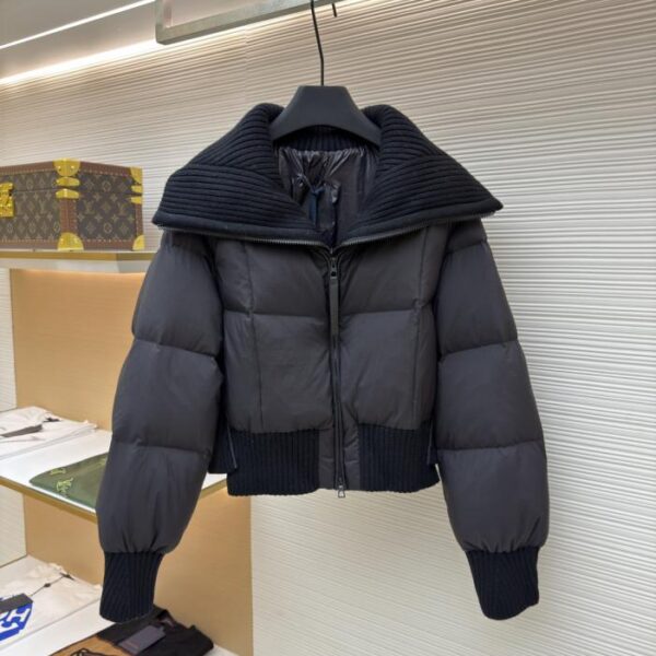 designer,replica,clothing,fake,1:1,lv,luxury,high quality MONCLER patchwork knitted down jacket [Women’s] (E7W1S)