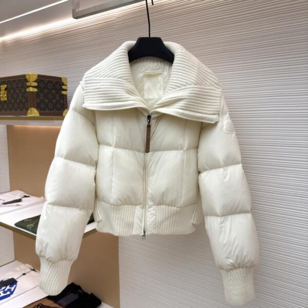 designer,replica,clothing,fake,1:1,lv,luxury,high quality MONCLER patchwork knitted down jacket [Women’s] (AWJB4)