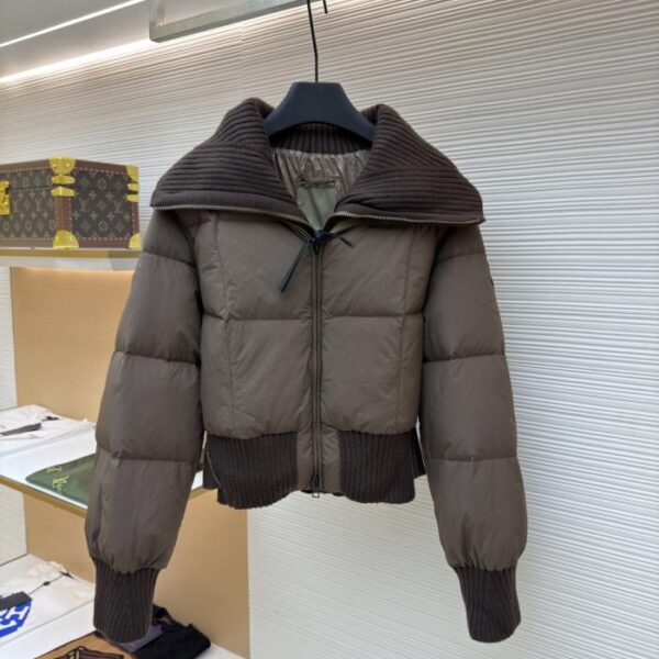 designer,replica,clothing,fake,1:1,lv,luxury,high quality MONCLER patchwork knitted down jacket [Women’s] (WLI04)