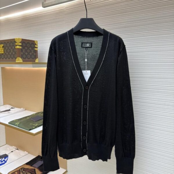 designer,replica,clothing,fake,1:1,lv,luxury,high quality Maison Margiela Line Wool Cardigan (HACJ0)