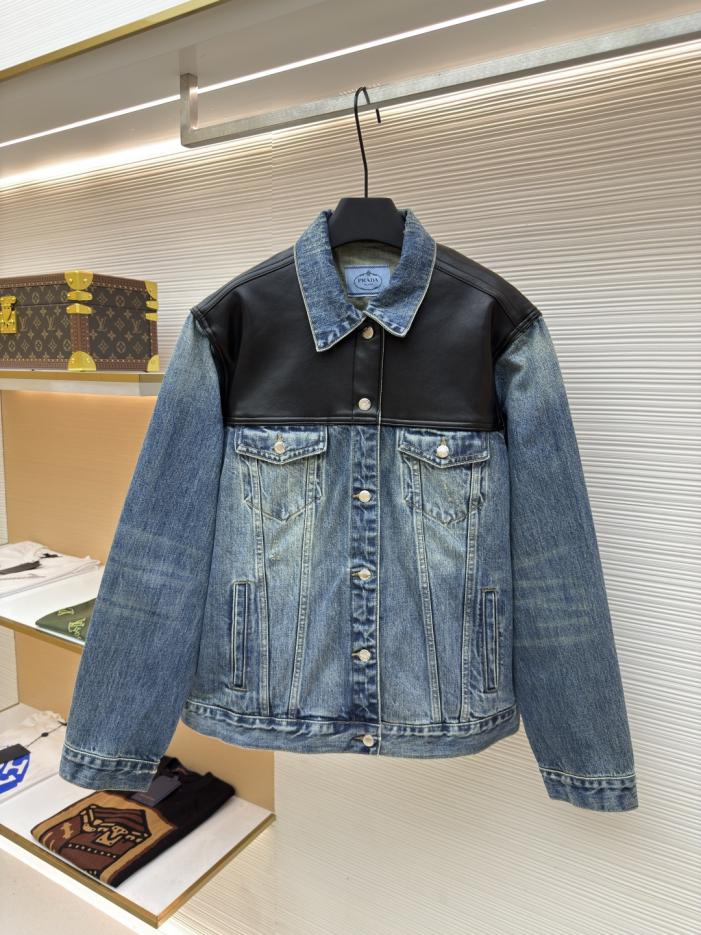 designer,replica,clothing,fake,1:1,lv,luxury,high quality Prada leather denim jacket (L3HF6) designer,replica,clothing,fake,1:1,lv,luxury,high quality Prada leather denim jacket (L3HF6)