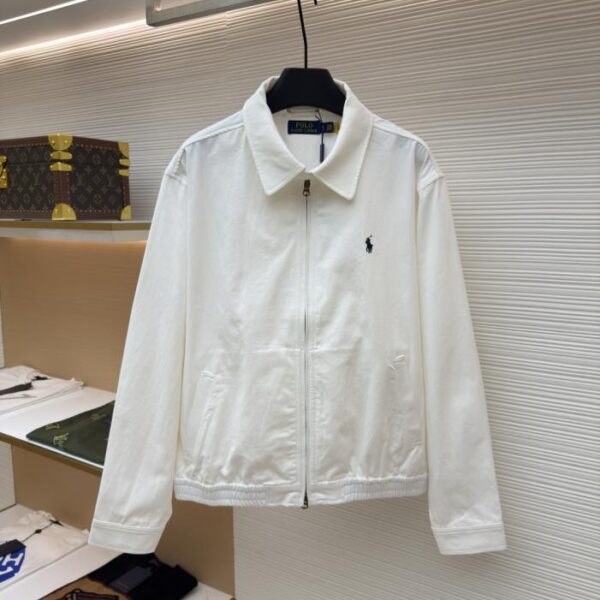 designer,replica,clothing,fake,1:1,lv,luxury,high quality Ralph Lauren Embroidered Zipper Jacket (PIQY8)