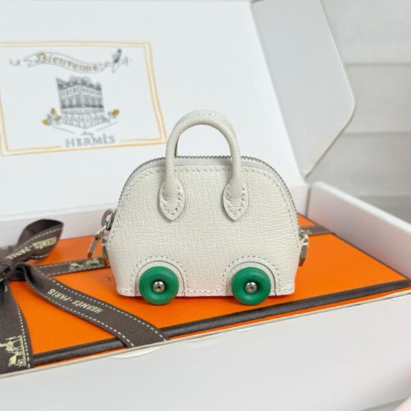 designer,replica,clothing,fake,1:1,lv,luxury,high quality Bolide️ Hermes Mini Bowling Bag Keychain Bag Pendant (5K0I0)