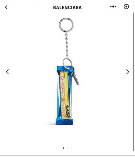 designer,replica,clothing,fake,1:1,lv,luxury,high quality Balenciaga ENERGY BAR Energy Bar Charm Keychain (PY1H6)