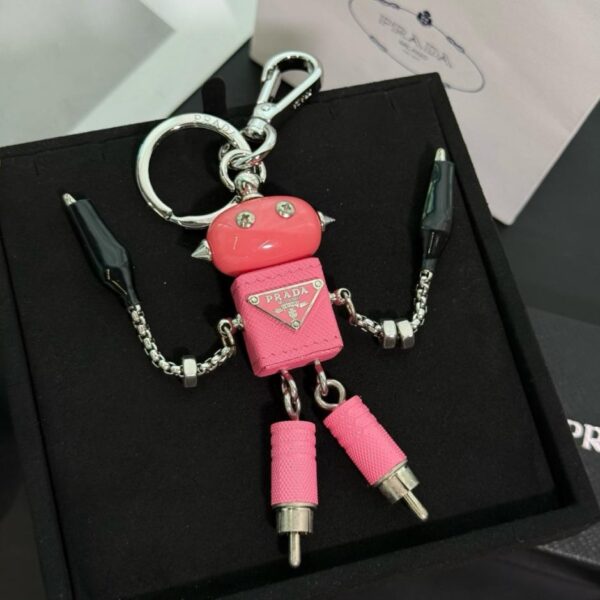 designer,replica,clothing,fake,1:1,lv,luxury,high quality Prada robot keychain pendant bag pendant (95MKO)
