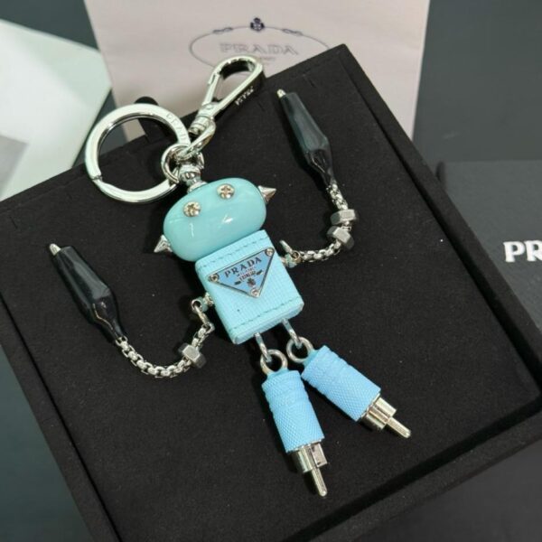 designer,replica,clothing,fake,1:1,lv,luxury,high quality Prada Robot Keychain Pendant Bag Hanger (PDV5R)