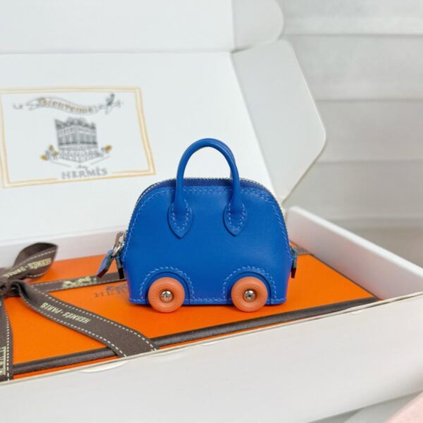 designer,replica,clothing,fake,1:1,lv,luxury,high quality Bolide️ Hermes Mini Bowling Bag Keychain Bag Pendant (VS9T8)
