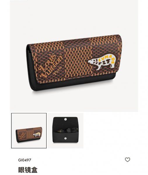 designer,replica,clothing,fake,1:1,lv,luxury,high quality LOUIS VUITTON New WOODY glasses case code G10296 (O3Z)