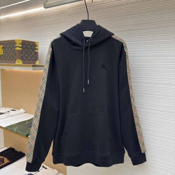 designer,replica,clothing,fake,1:1,lv,luxury,high quality BURBERRY Web-trimmed hooded pullover sweatshirt (Z4MAG)