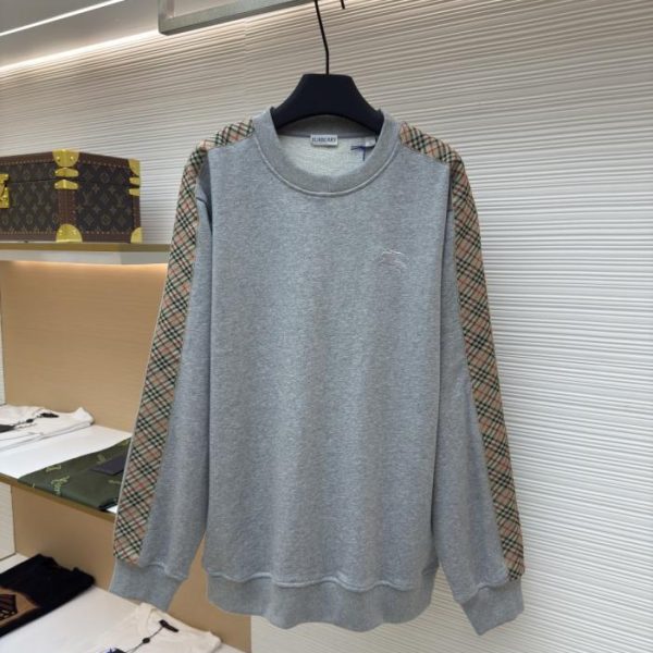 designer,replica,clothing,fake,1:1,lv,luxury,high quality BURBERRY Web-trimmed round-neck sweatshirt (UDYW9)