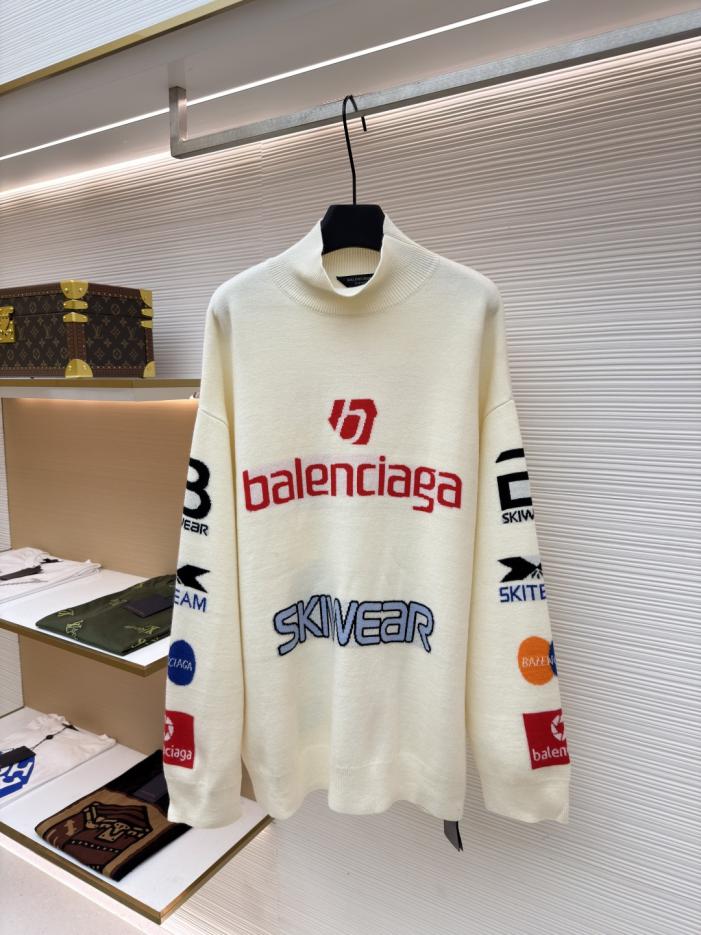 designer,replica,clothing,fake,1:1,lv,luxury,high quality Balenciaga SKI ski series letter jacquard turtleneck sweater (Q6SD4) designer,replica,clothing,fake,1:1,lv,luxury,high quality Balenciaga SKI ski series letter jacquard turtleneck sweater (Q6SD4)