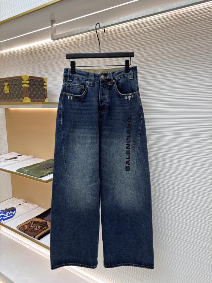 designer,replica,clothing,fake,1:1,lv,luxury,high quality Balenciaga jeans embroidered denim pants (N1C6L) designer,replica,clothing,fake,1:1,lv,luxury,high quality Balenciaga jeans embroidered denim pants (N1C6L)