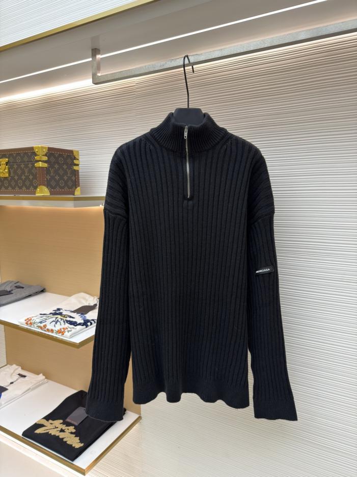 designer,replica,clothing,fake,1:1,lv,luxury,high quality Balenciaga Half-zip Sweater with Silicone Leather Label on Sleeves (Q2HQD) designer,replica,clothing,fake,1:1,lv,luxury,high quality Balenciaga Half-zip Sweater with Silicone Leather Label on Sleeves (Q2HQD)