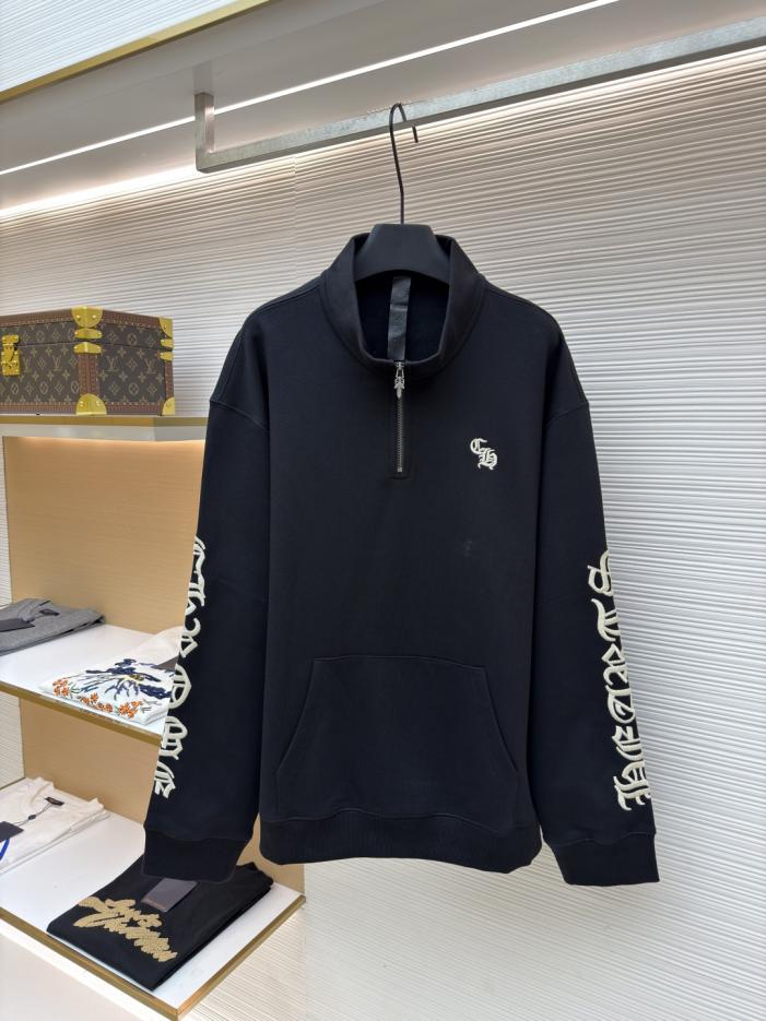 designer,replica,clothing,fake,1:1,lv,luxury,high quality Chrome Hearts Half Zip Lapel Sweatshirt (DXL1L) designer,replica,clothing,fake,1:1,lv,luxury,high quality Chrome Hearts Half Zip Lapel Sweatshirt (DXL1L)