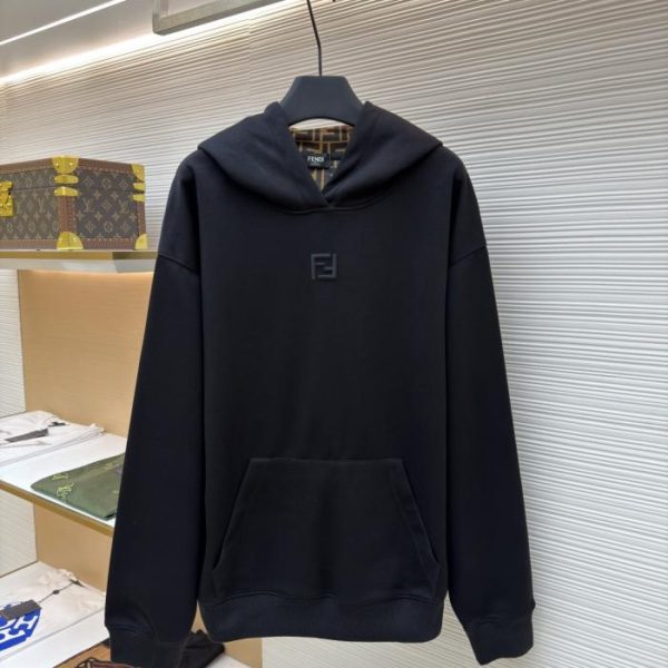 designer,replica,clothing,fake,1:1,lv,luxury,high quality Fendi FF lined hooded sweatshirt (NWHN1)