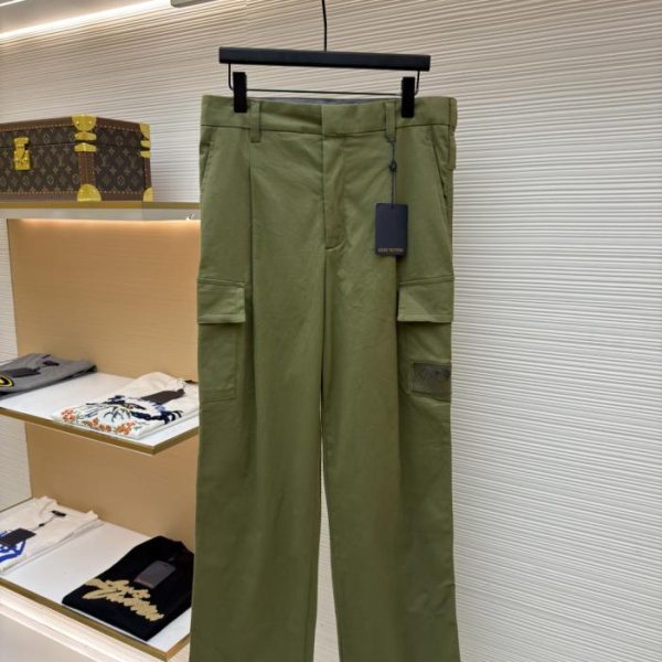 designer,replica,clothing,fake,1:1,lv,luxury,high quality LOUIS VUITTON portrait embroidered work trousers (R7S2Y)