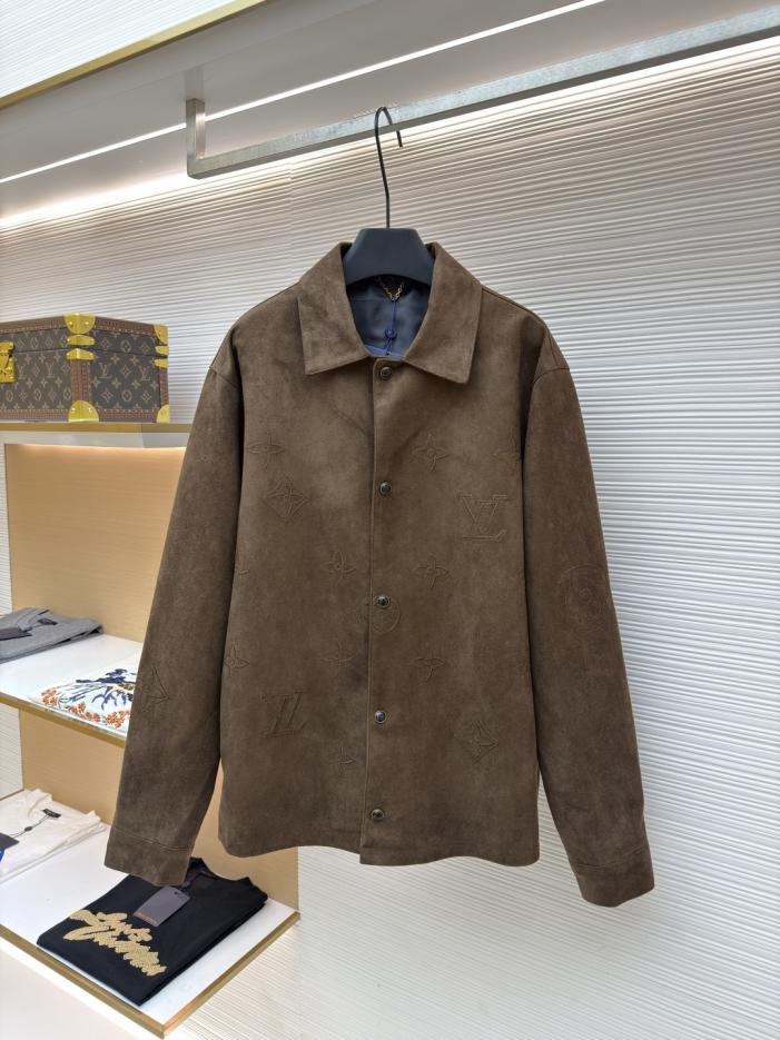 designer,replica,clothing,fake,1:1,lv,luxury,high quality LOUIS VUITTON Embroidered Suede Long Sleeve Jacket Shirt (41OAD) designer,replica,clothing,fake,1:1,lv,luxury,high quality LOUIS VUITTON Embroidered Suede Long Sleeve Jacket Shirt (41OAD)