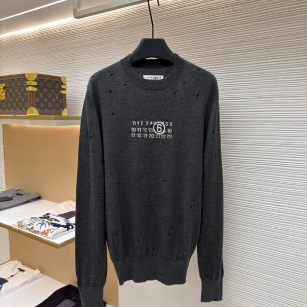 designer,replica,clothing,fake,1:1,lv,luxury,high quality Maison Margiela digital hollow sweater (9ZHXA)