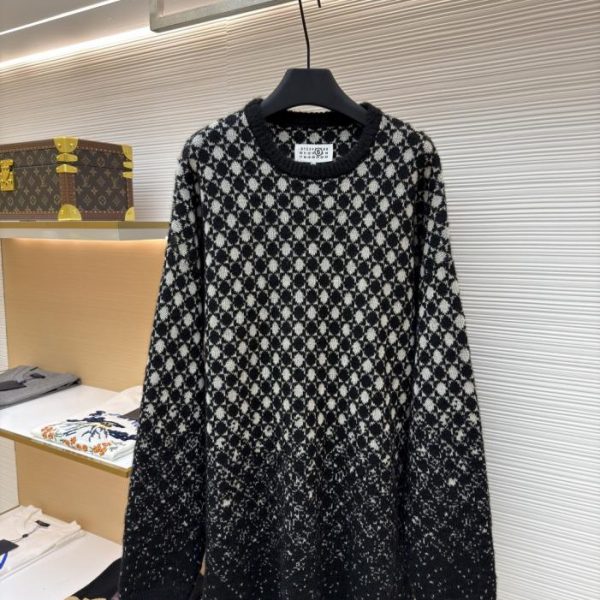 designer,replica,clothing,fake,1:1,lv,luxury,high quality Maison Margiela diamond pattern wool sweater (WK203)
