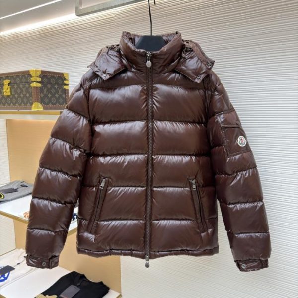 designer,replica,clothing,fake,1:1,lv,luxury,high quality Moncler Maya shiny down jacket (0Z4AR)
