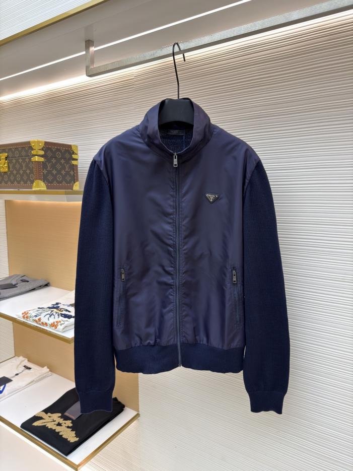 designer,replica,clothing,fake,1:1,lv,luxury,high quality Prada triangle logo knitted patchwork nylon jacket (6IR87) designer,replica,clothing,fake,1:1,lv,luxury,high quality Prada triangle logo knitted patchwork nylon jacket (6IR87)