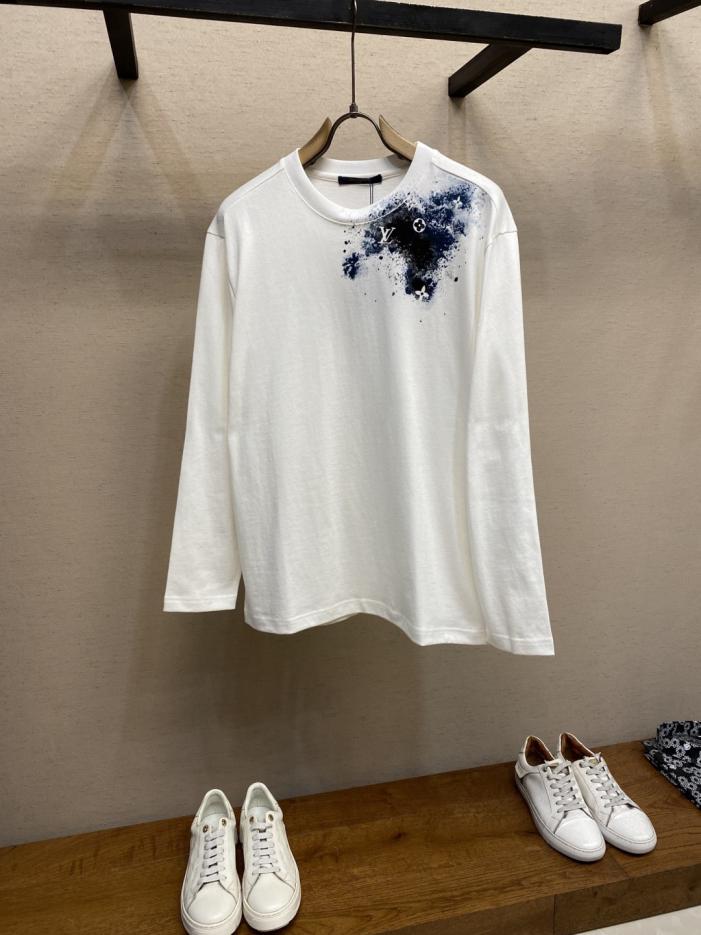 designer,replica,clothing,fake,1:1,lv,luxury,high quality LV Mongram rendering print decoration long-sleeved T-shirt (79FAU) designer,replica,clothing,fake,1:1,lv,luxury,high quality LV Mongram rendering print decoration long-sleeved T-shirt (79FAU)