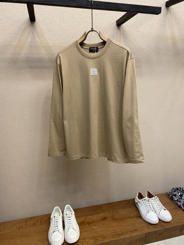 designer,replica,clothing,fake,1:1,lv,luxury,high quality CHANEL used milk tea long-sleeved T-shirt (EFF4S) designer,replica,clothing,fake,1:1,lv,luxury,high quality CHANEL used milk tea long-sleeved T-shirt (EFF4S)