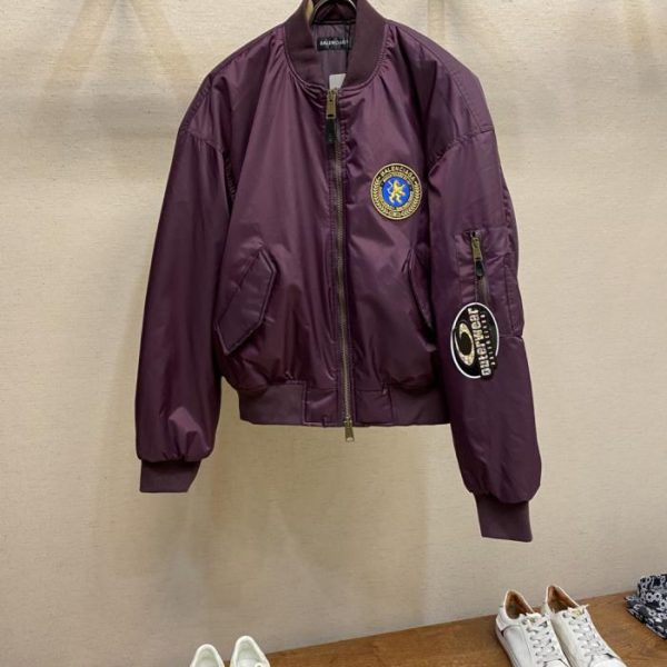 designer,replica,clothing,fake,1:1,lv,luxury,high quality Balenciaga autumn and winter new bomber large flight cotton jacket (7TN36)