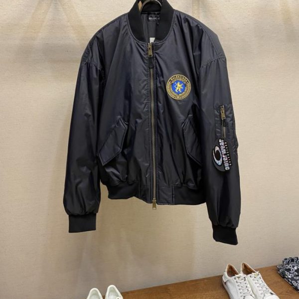 designer,replica,clothing,fake,1:1,lv,luxury,high quality Balenciaga autumn and winter new bomber large flight cotton jacket (930QQ)