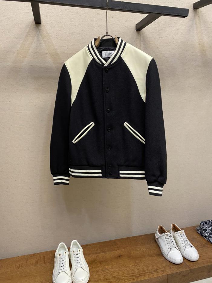 designer,replica,clothing,fake,1:1,lv,luxury,high quality CelineCE’s heavy-duty product ~ Sheepskin and wool blend jacquard ribbed baseball jacket (O8L9R) designer,replica,clothing,fake,1:1,lv,luxury,high quality CelineCE’s heavy-duty product ~ Sheepskin and wool blend jacquard ribbed baseball jacket (O8L9R)