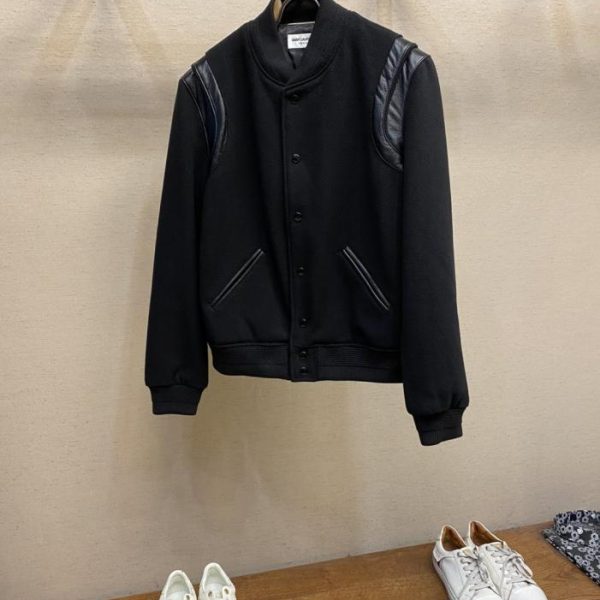 designer,replica,clothing,fake,1:1,lv,luxury,high quality SLP wool patchwork baseball jacket baseball jacket (H13Y6)