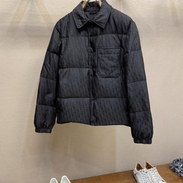 designer,replica,clothing,fake,1:1,lv,luxury,high quality Dior classic jacquard jacket style down jacket (EG75B)