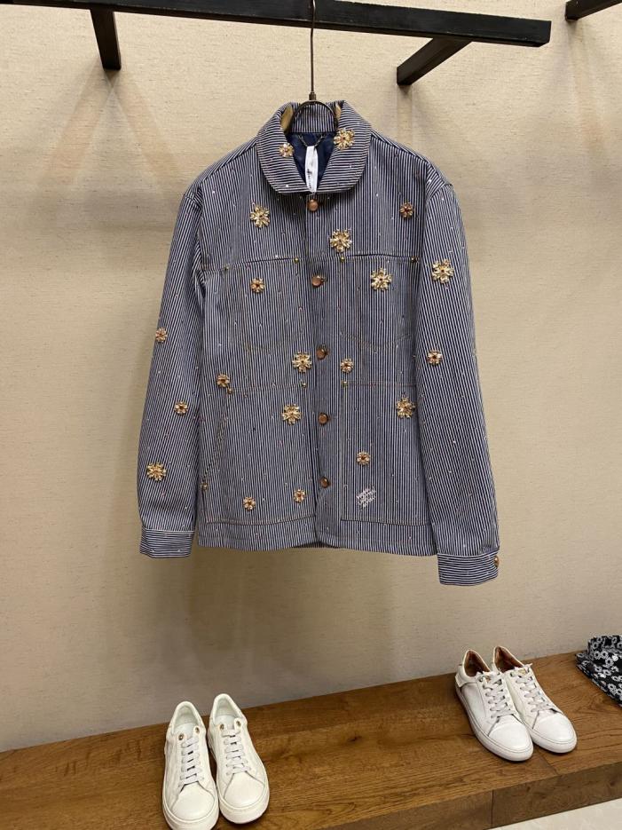 designer,replica,clothing,fake,1:1,lv,luxury,high quality LV heavy decorative details work jacket (RJK35) designer,replica,clothing,fake,1:1,lv,luxury,high quality LV heavy decorative details work jacket (RJK35)