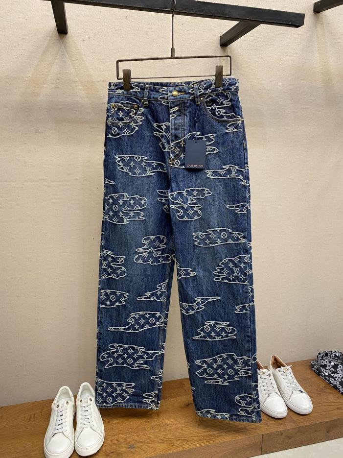 designer,replica,clothing,fake,1:1,lv,luxury,high quality LV auspicious cloud jacquard denim Pants(9OVRQ) designer,replica,clothing,fake,1:1,lv,luxury,high quality LV auspicious cloud jacquard denim Pants(9OVRQ)